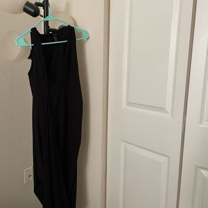 Forever 21 black low cut dress. Size medium